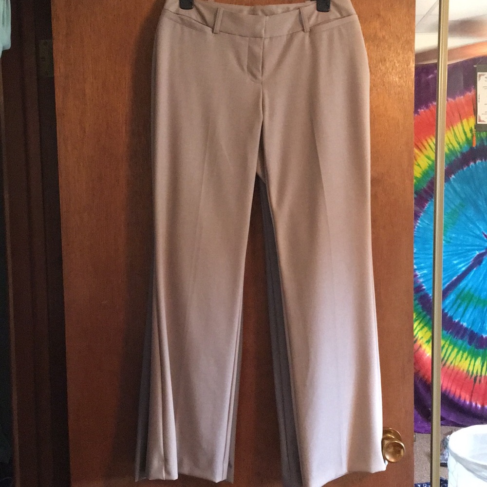 Grey and khaki dress pants